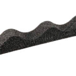 Burlete Para Chapa Sinusoidal 20m Color Negro - Imagen 2
