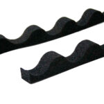 Burlete Para Chapa Sinusoidal 20m Color Negro