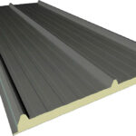 Isopanel Trapezoidal Poliuretano 50mm Gris/blanca